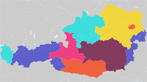States Of Austria On Interactive Map