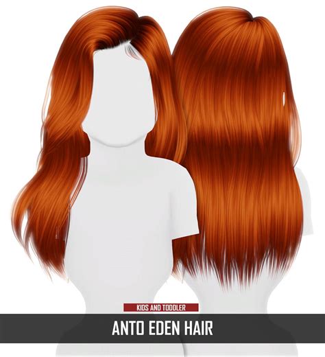 Lana Cc Finds Redheadsims Cc Anto Eden Hair Kids And Sims