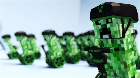 Segway Creeper Stunts Minecraft Animation Youtube