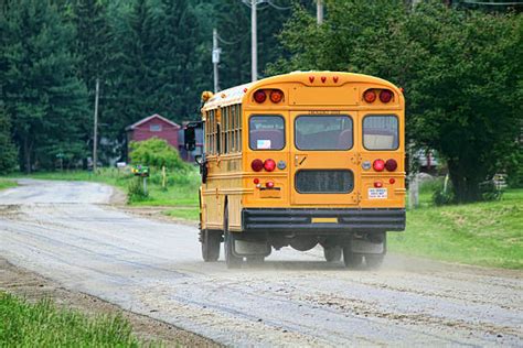 Rural School Bus Stock Photos Pictures And Royalty Free Images Istock