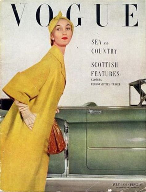 Vintage Fashion Magazine Covers In Yellow Paperblog