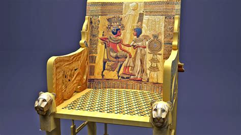3d Model King Tutankhamun Golden Throne Turbosquid 1210524