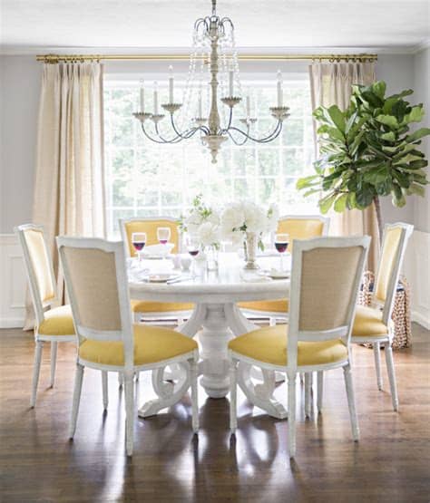 Yellow and Gray Dining Room - Transitional - dining room ...