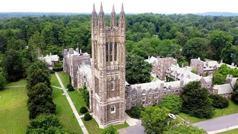Princeton University Aerial View Nassau Hall Graduate College Youtube