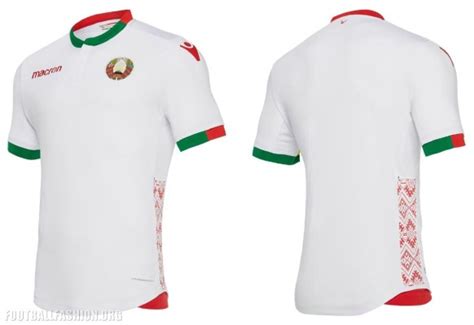 Belarus 201819 Macron Home And Away Kits Football Fashionorg