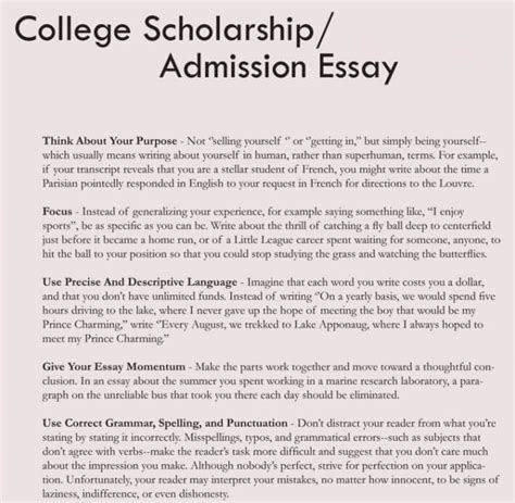 11 Best College Application Essay Examples Format Guide