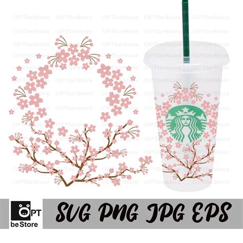 Starbucks Cup Design Starbucks Cups Flower Svg Flower Frame Vynil Ideas Cricut Tutorials