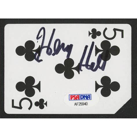 Henry Hill Signed Playing Card Psa Coa Pristine Auction