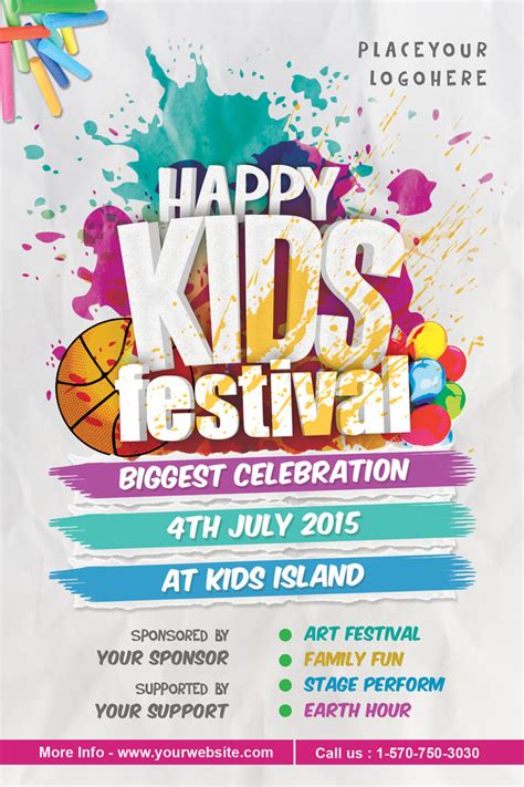 Kids Festival Flyer By Dilanr On Deviantart