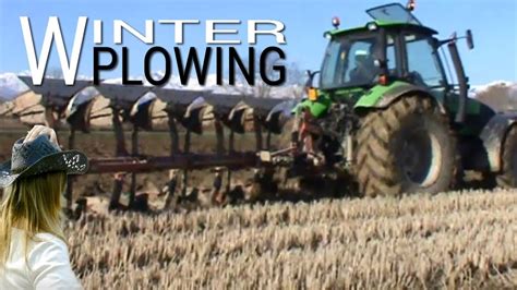 Winter Plowing In Rice Fields Youtube
