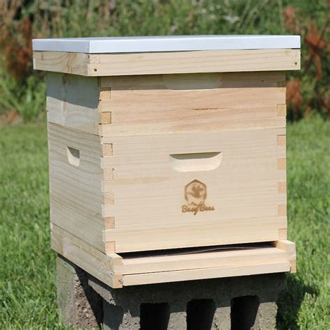 Bee Hive 10 Frame Langstroth 1 Deep Brood And 1 Medium Super Etsy
