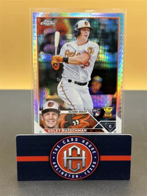 2023 TOPPS CHROME Adley Rutschman Rookie RC X Fractor Baltimore Orioles