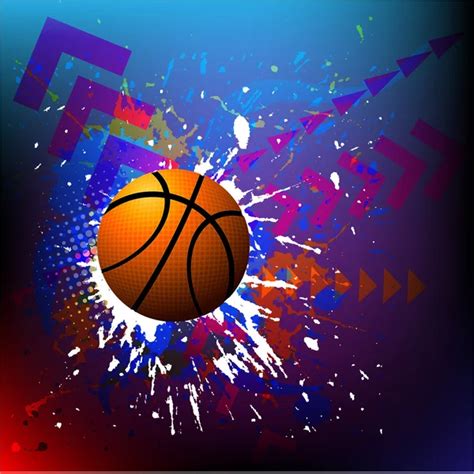 Vector Background Of Basketball Sport Stock Vector Image By ©file404