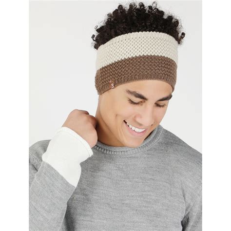 Bharatasya Colorblock Knit Woolen Headband Earwarmer Brown Buy Bharatasya Colorblock Knit