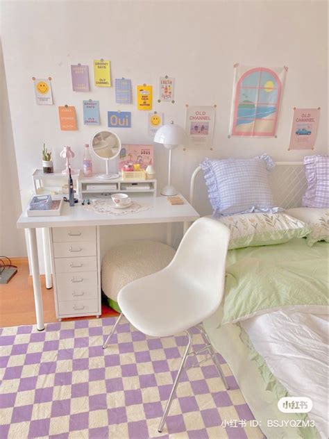 Minimalist Bedroom Pastel Cute Kawaii Grunge Jndie Bedroom Ideas Korean