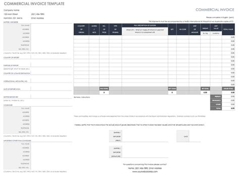 55 Free Invoice Templates Smartsheet With Microsoft Invoices
