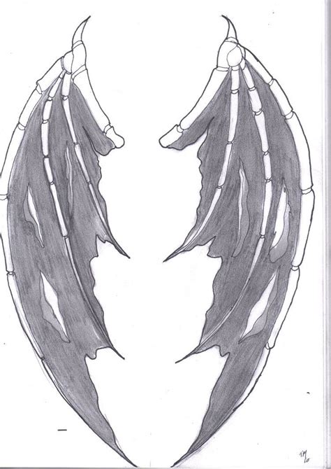 Skeleton Wings By Mylifeline On Deviantart Wings Drawing Angle Wings