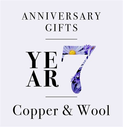 Maybe you would like to learn more about one of these? Our Guide to Seventh Anniversary Gifts: Cool Copper and ...