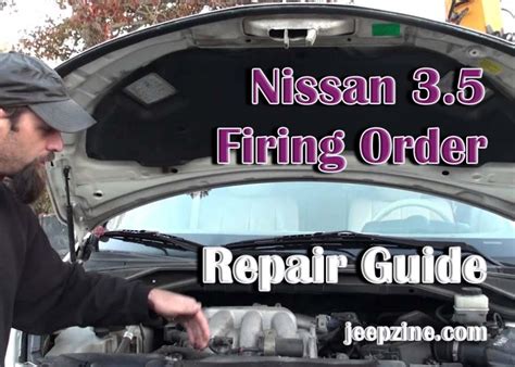 Nissan 35 Firing Order Repair Guide Jeepzine