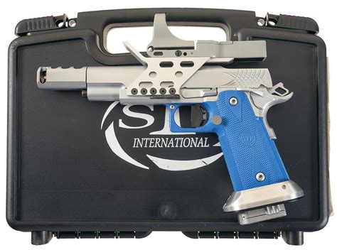 Sti Grand Master Race Gun Semi Automatic Pistol With Case Rock Island