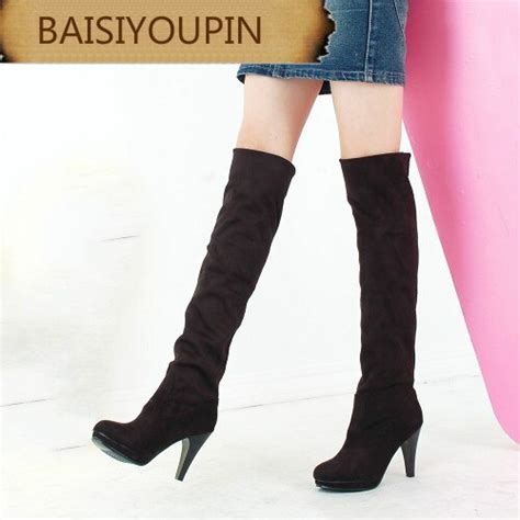 2018 Fashion Womens Boots Sexy Stretch Boots A Hundred Sets Of