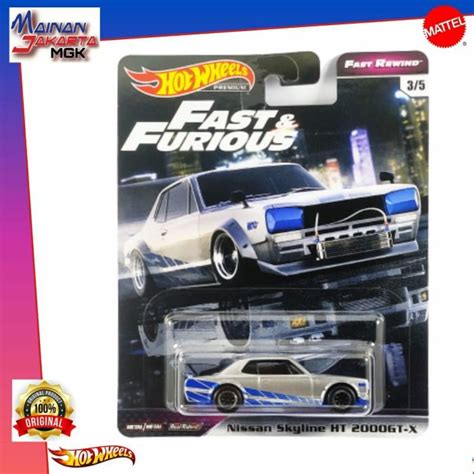 Hotwheels Premium Fast Furious Nissan Skyline Ht Gt X Fast Rewind Shopee Singapore