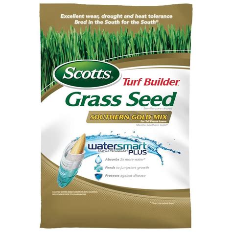 Scotts Turf Builder 20 Lbs Grass Seed Southern Gold Mix For Tall