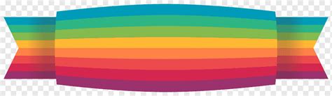 Ribbon Colorful Rainbow Design Decoration Banner Png Pngwing