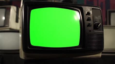 Vintage 80s Television With Green Screen By Maradonasland Videohive