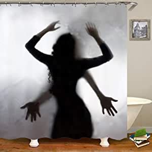 Printsonne Waterproof Polyester Shower Curtain Seductive Shadows Of