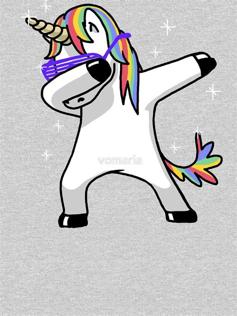 Dabbing Unicorn Shirt Dab Hip Hop Funny Magic By Vomaria Unicorn