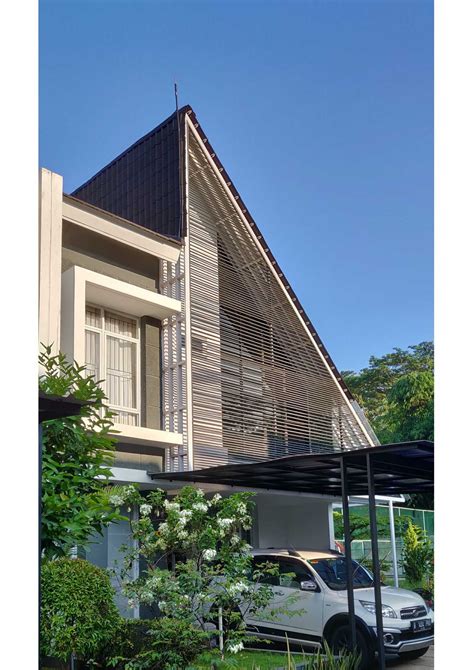 Project Rumah Segitiga desain arsitek oleh P R A M U D Y A