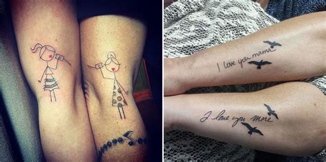 40 of the trendiest tiny tattoos for women in 2020. Adorable Mother-Daughter Tattoos That Show Their ...