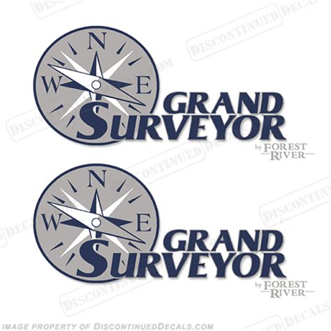 Grand Surveyor By Forest River Rv Decals Set Of 2