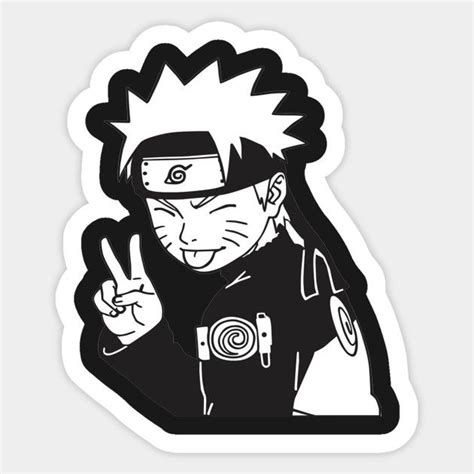 Naruto Sticker Naruto Sticker Teepublic Anime Stickers Anime Naruto