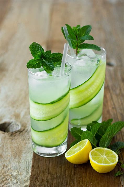 A negroni is a great classic cocktail that would work best, as the. Cucumber-Mint Gin Fizz | Recipe | Health diet, Health and ...