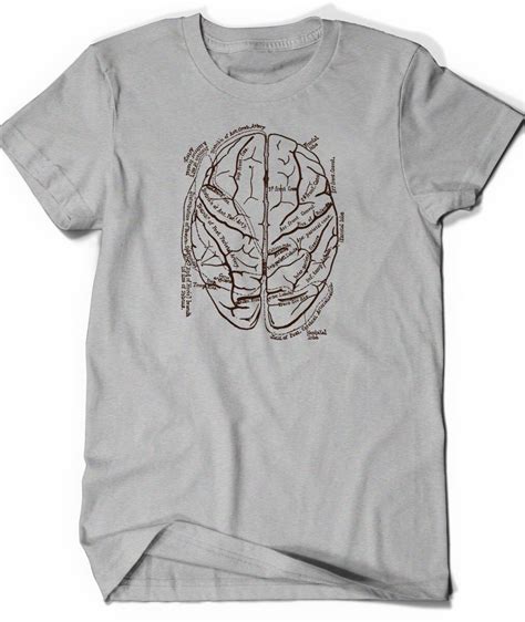 Anatomical Brain Shirt T Shirt T Shirt Tee Men Women Ladies Etsy
