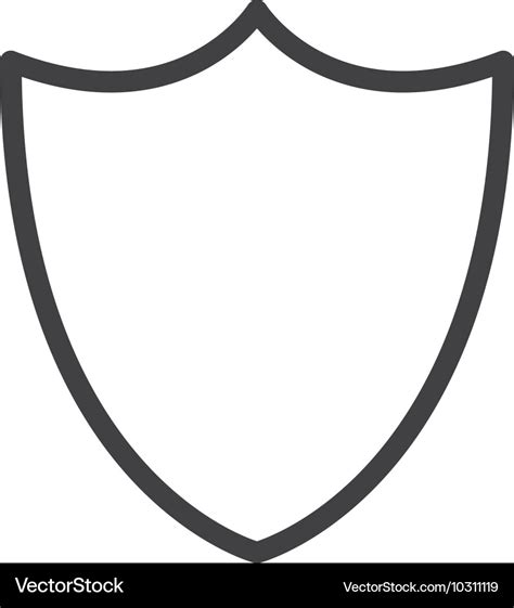 Blank Shield Template Printable The Best Template Example