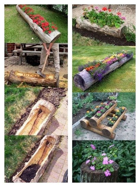 Great Diy Ideas For Your Garden Made From Tree Logs My Desired Home