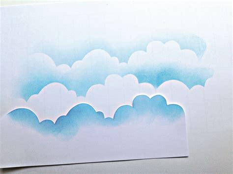 Free Card Making Technique Tutorial Clouds Hobbies And Crafts