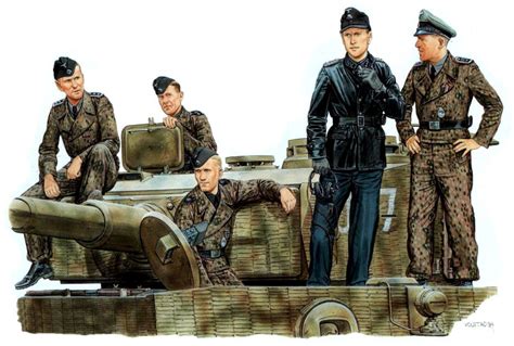 Michael Wittmann Tiger Crew Normandy 1944 Double Click On Image To