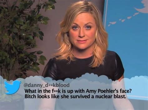 Watch Amy Poehler Aaron Paul And More Stars Read Mean Tweets E Online