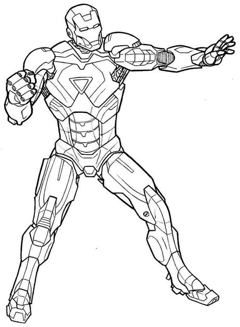 Dibujos De Iron Man Divertidos Para Colorear E Imprimir Frikinerd
