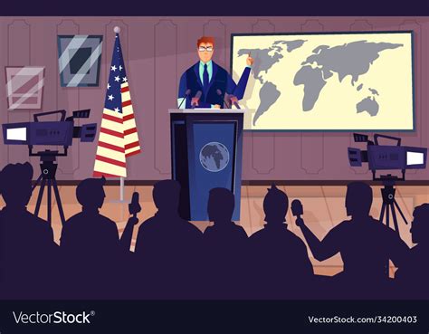 Diplomat And Politics Background Royalty Free Vector Image