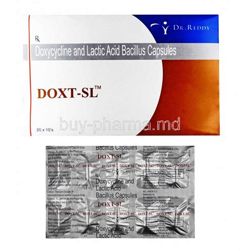 Buy Doxt Sl Doxycycline Lactobacillus Online