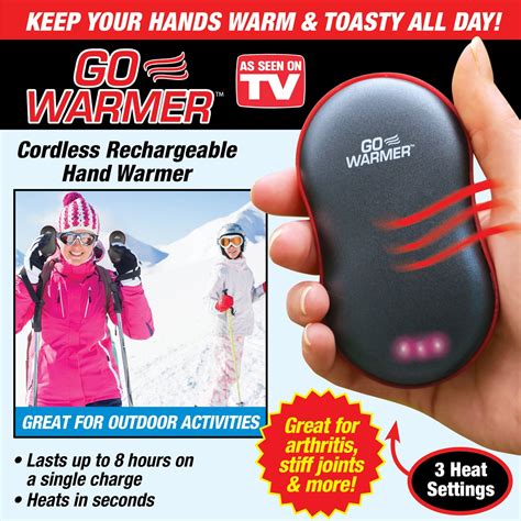 Go Warmer Cordless Rechargeable Hand Warmer Collections Etc