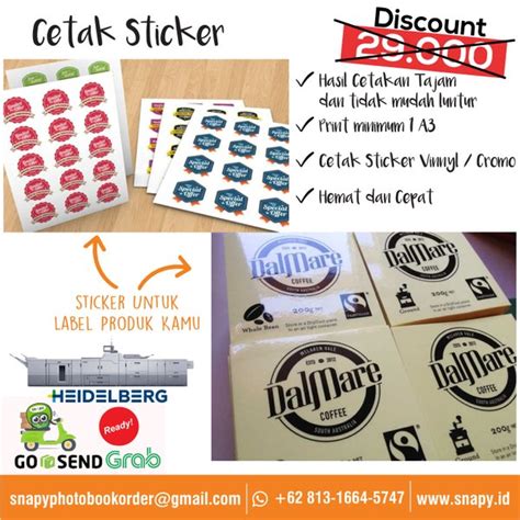 Jual Cetak Stiker Vinyl Transparan A Plus Di Lapak Snapy Bukalapak