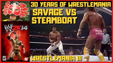 WWE 2K14 Randy Savage Vs Ricky Steamboat WrestleMania III 30 Years
