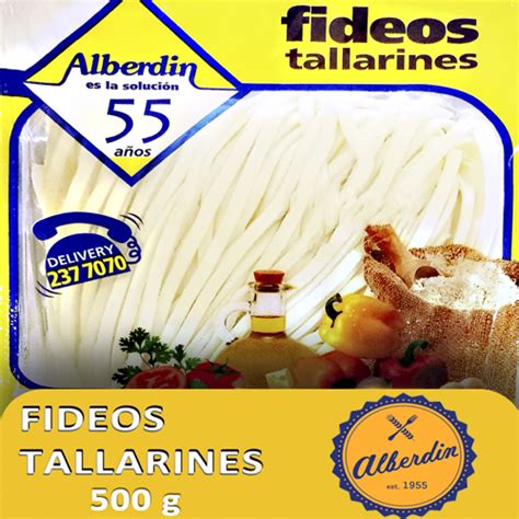 Fideos Frescos Tallarines 500gr Alberdin Paq Supermercados Stock