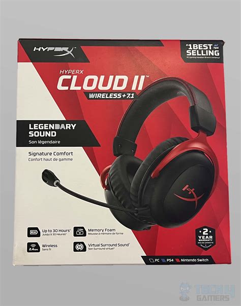 Hyperx Cloud Ii Wireless Surround Sound Gaming Headset For Pc Ps And
